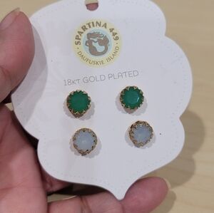 NWT Spartina 449 Vintage Baubles Stud Earrings